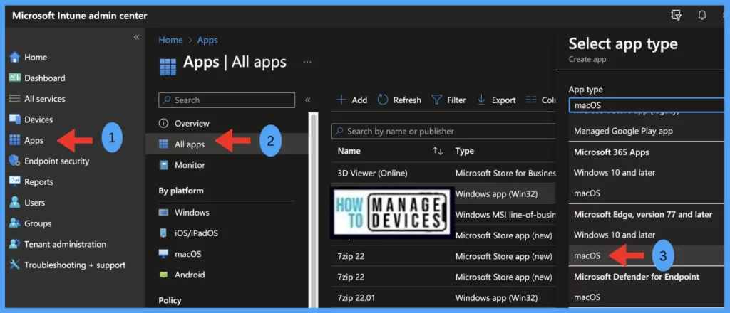 How to Deploy Microsoft Edge in MacOS using Intune Fig.1
