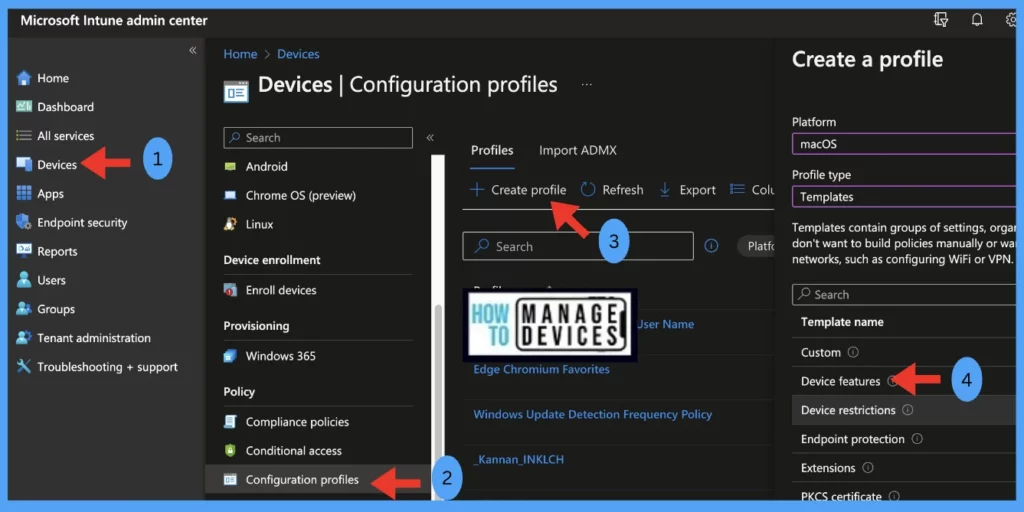 How to setup Microsoft Enterprise SSO plug-in for Apple macOS device using Intune Fig. 1