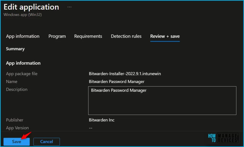 Set Minimum OS Version for Win32 Apps Deployment from Intune Fig.4