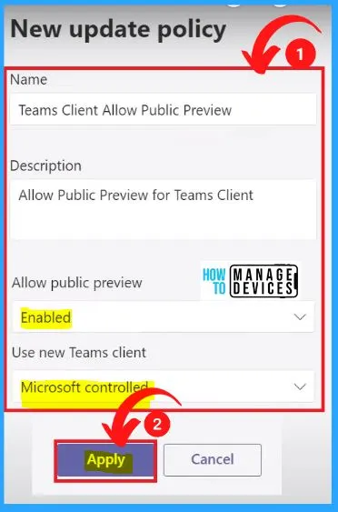 New Microsoft Teams Client Experience Teams Admin Center Policy for New Client Rollout - fig.8