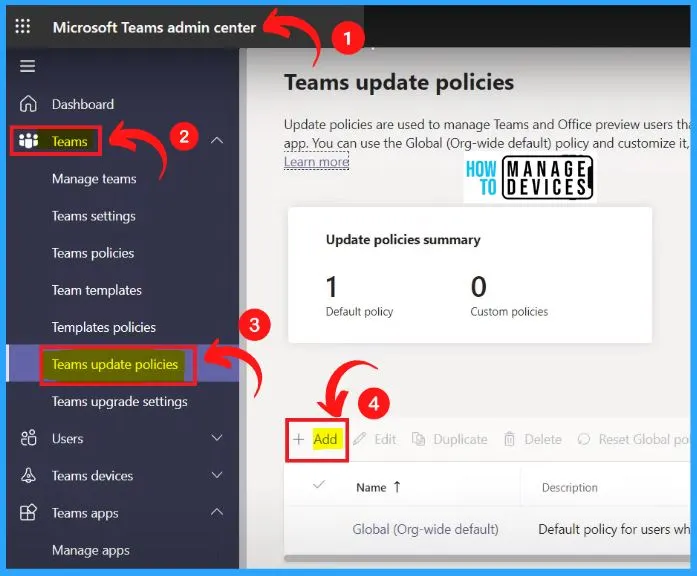 New Microsoft Teams Client Experience Teams Admin Center Policy for New Client Rollout - fig.7