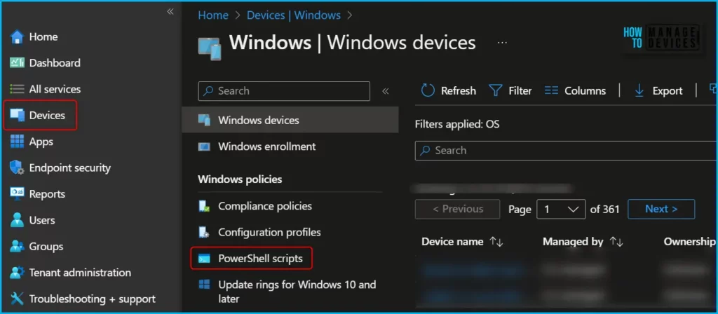 Uninstall Windows Update with Intune PowerShell Scripts Fig.2