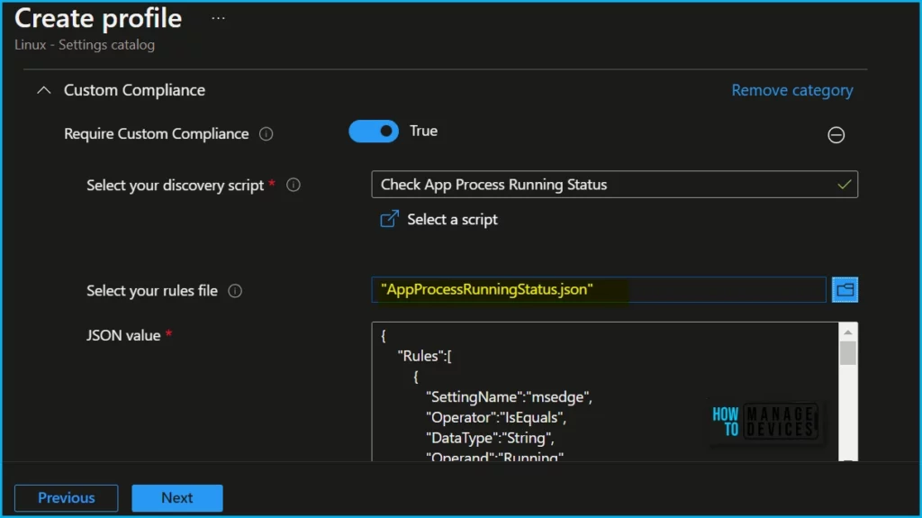 Create Custom Compliance Policies for Linux Devices in Intune Fig.10