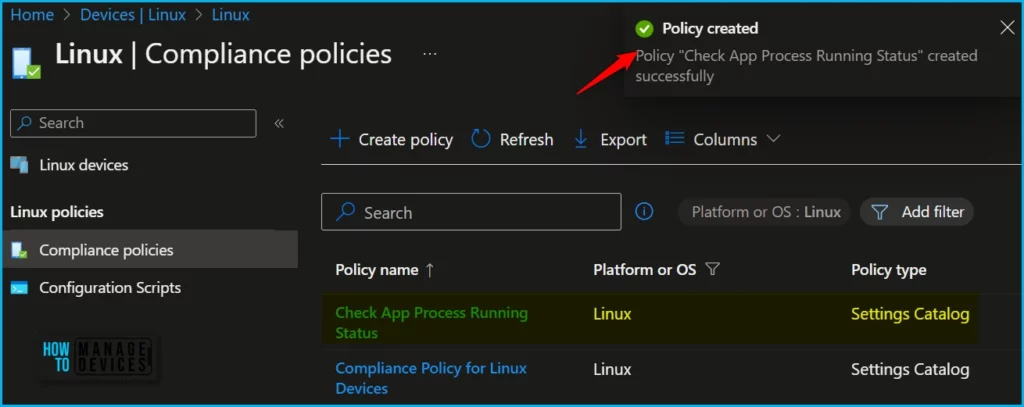 Create Custom Compliance Policies for Linux Devices in Intune Fig.13