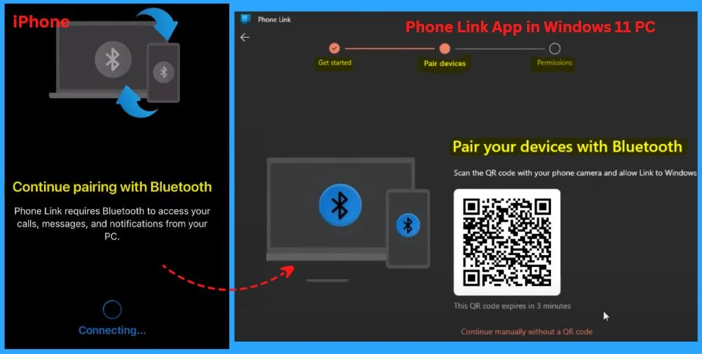 Windows Phone Link for iPhone | Get iPhone Notifications on Windows PC | Make Phone Calls. fig.3