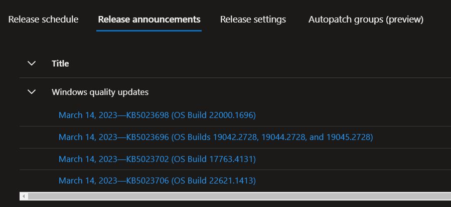 Automated Patch Management with Windows Autopatch Fig 3.1