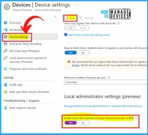 Windows LAPS Configurations From Azure AD And Intune HTMD Blog