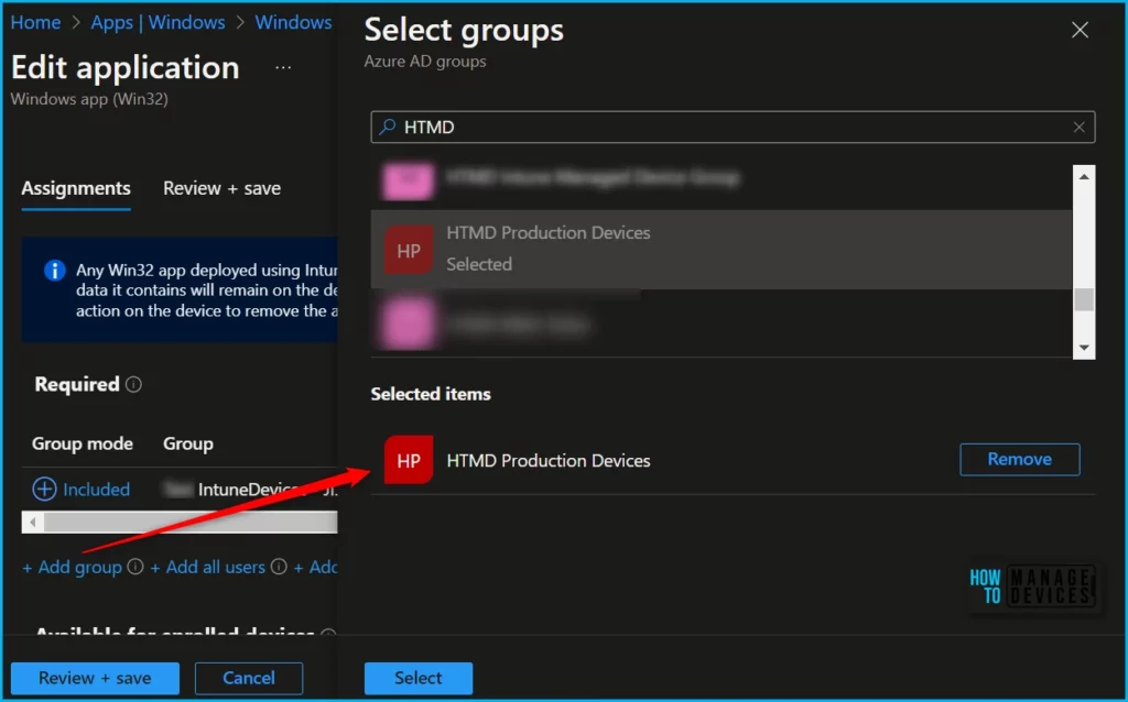 How to Exclude Devices or Users from Intune App Assignments Fig.3