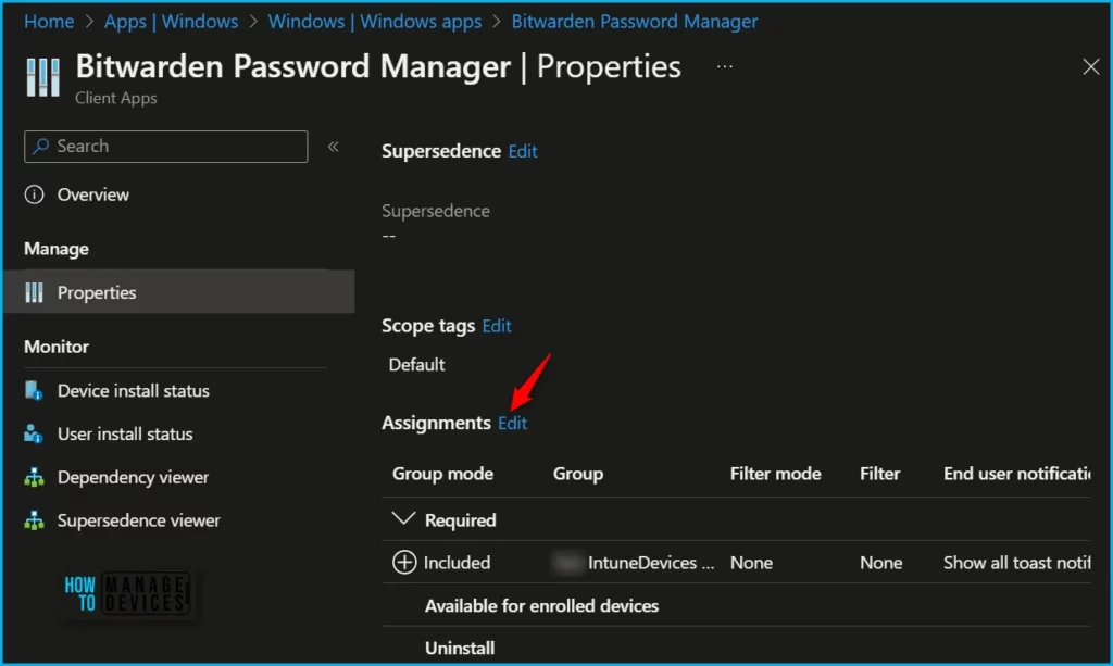 How to Exclude Devices or Users from Intune App Assignments Fig.2