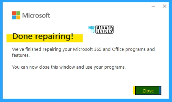 Microsoft Office Online and Quick Repair - Fig. 8