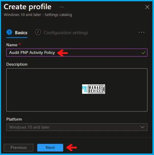 Audit PNP Activity Policy Using Intune Fig.3