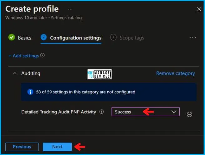 Audit PNP Activity Policy Using Intune Fig.6