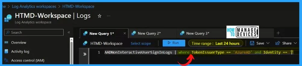 Export Azure AD Logs to Azure Monitor | Analyse the Logs using KQL Queries - fig.12