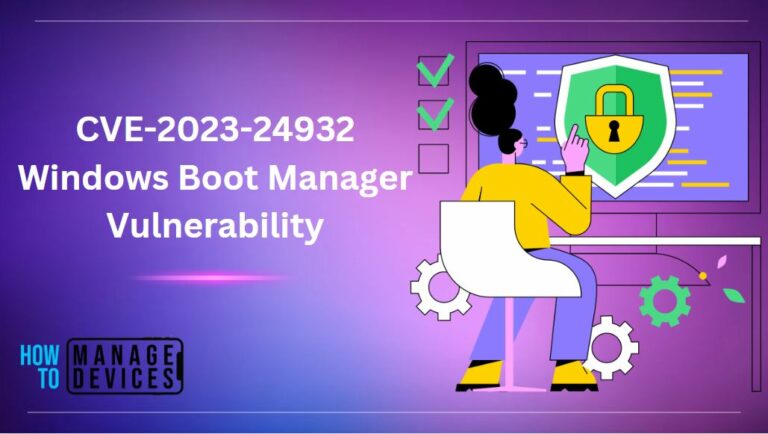FIX Windows Boot Manager Vulnerability CVE-2023-24932 BlackLotus UEFI bootkit 1