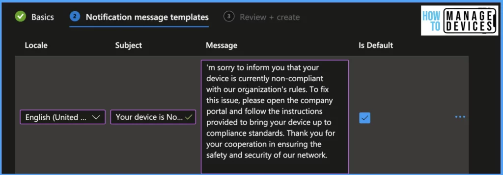 Create a Compliance Policy for Android Devices in Intune Fig: 3