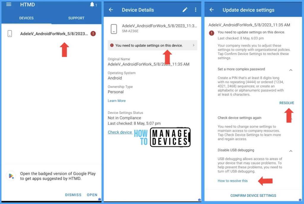 Create a Compliance Policy for Android Devices in Intune Fig: 13