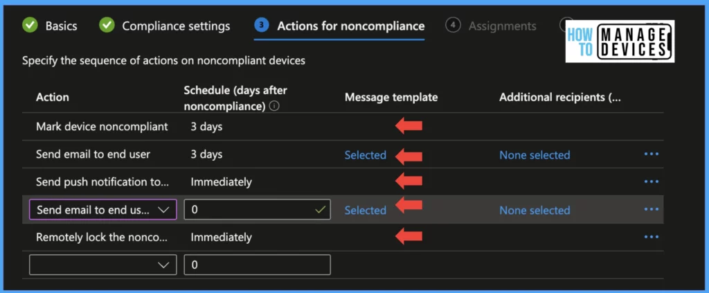 Create a Compliance Policy for Android Devices in Intune Fig: 11