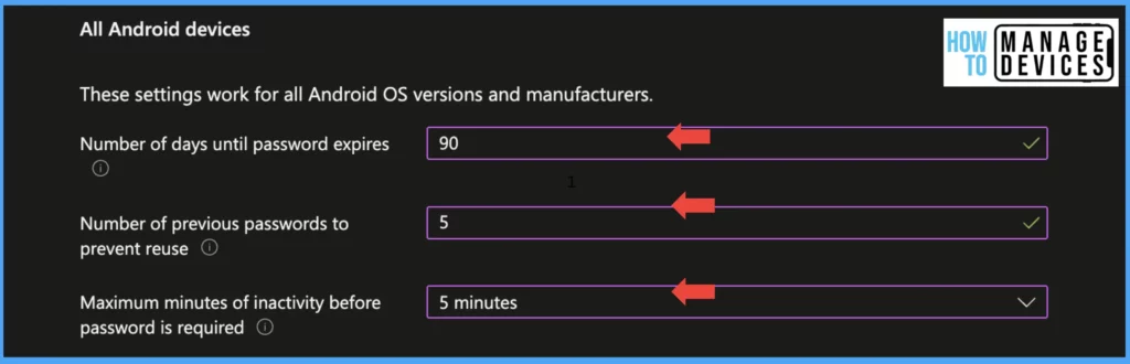 Create a Compliance Policy for Android Devices in Intune Fig: 9