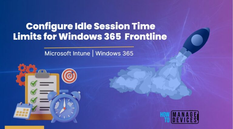 Configure Idle Session Time Limits for Windows 365 Cloud PC Frontline
