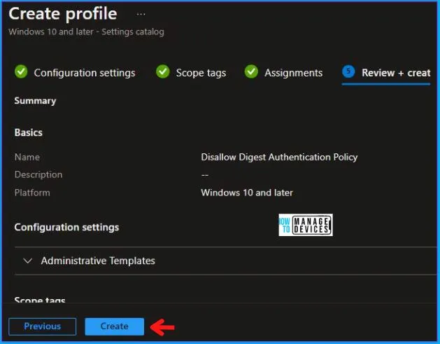 Complete Guide to Disallow Digest Authentication Using Intune Fig. 8