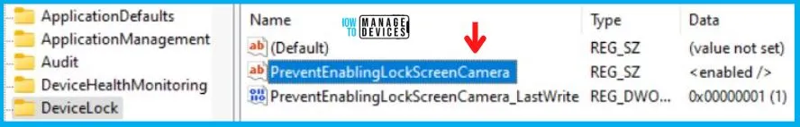 Disable Lock Screen Camera Policy Using Intune Fig.11
