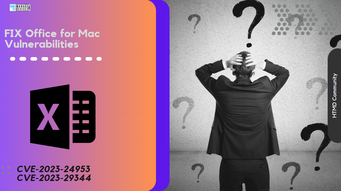 FIX Office For Mac Vulnerabilities CVE202324953 And CVE202329344