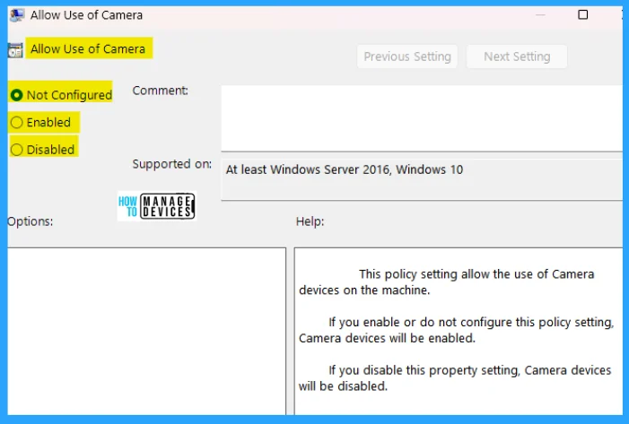 Enable Disable Hidden Camera Privacy Indicator in Windows - Fig. 9