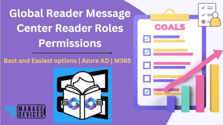 Global Reader Message Center Reader Roles Permissions Best and Easiest options | Azure AD | M365 2
