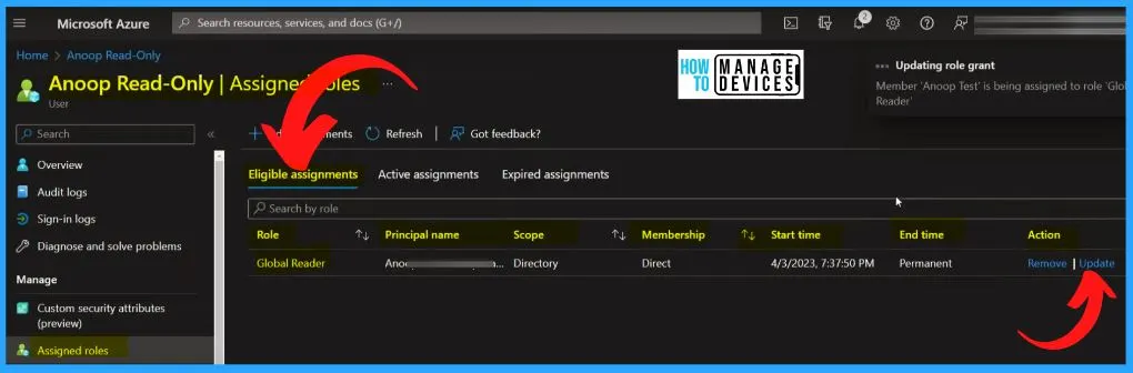 Global Reader Message Center Reader Roles Permissions Best and Easiest options | Azure AD | M365 - fig.3