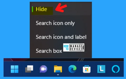 Custom Search Box on the Taskbar of Windows 11 - Fig. 4