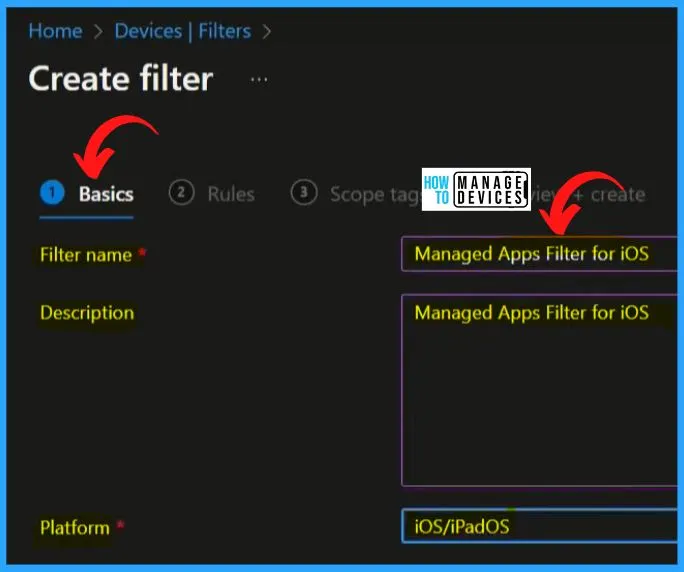 New Intune Managed Apps Filter Rules | Create Filter Rules Based on App Version - fig.2