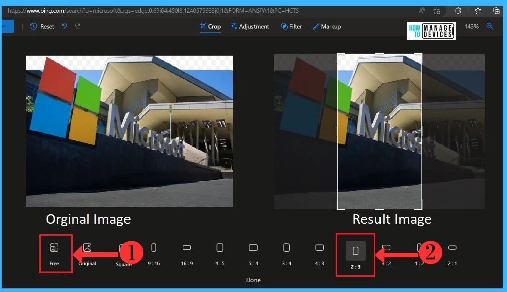 HTMD Newsletter from 29th May to 2nd June 2023 10 Microsoft Edge Image Editor on Windows 11 29th May to 2nd June 2023 - Fig. 9