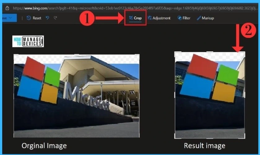 Microsoft Edge Image Editor on Windows 11 - fig.3