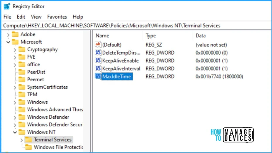 Configure Idle Session Time Limits for Windows 365 Cloud PC Frontline Fig.10