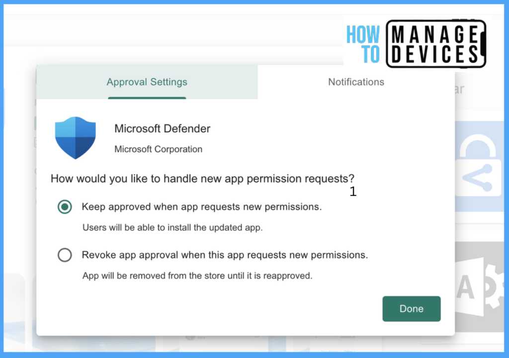 Secure Android devices using Microsoft Defender for Endpoint in Intune Fig: 10