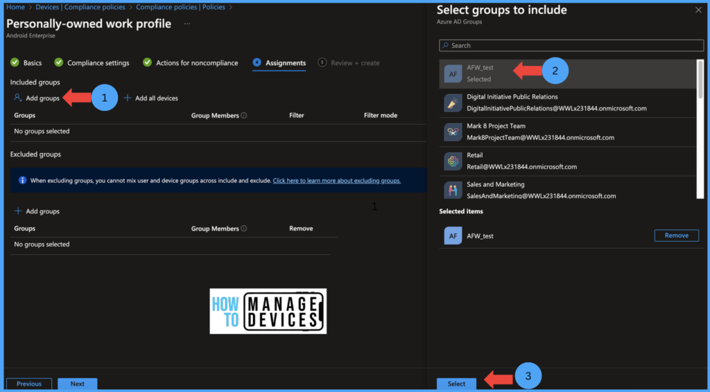 Secure Android devices using Microsoft Defender for Endpoint in Intune Fig: 7