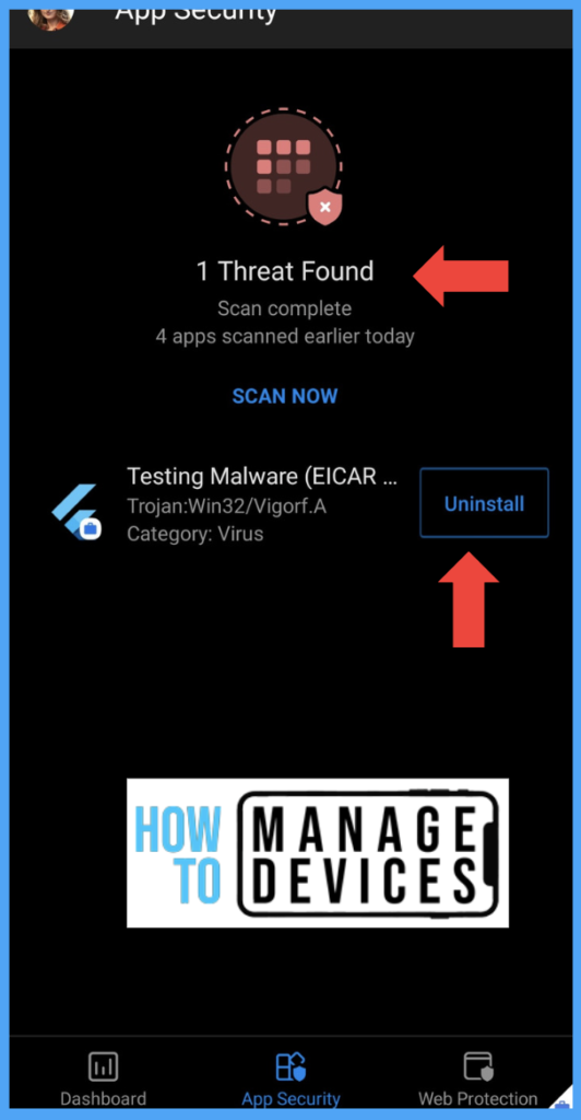 Secure Android devices using Microsoft Defender for Endpoint in Intune Fig: 22