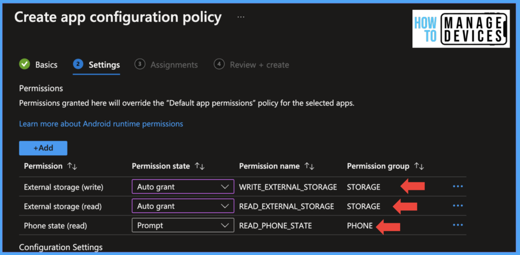 Secure Android devices using Microsoft Defender for Endpoint in Intune Fig: 17