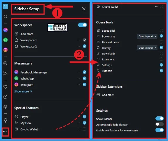 HTMD Newsletter from 15th to 19th May 2023 10 Opera Browser on Windows | Install and Use | Best Guide 15th to 19th May 2023 - Fig. 9