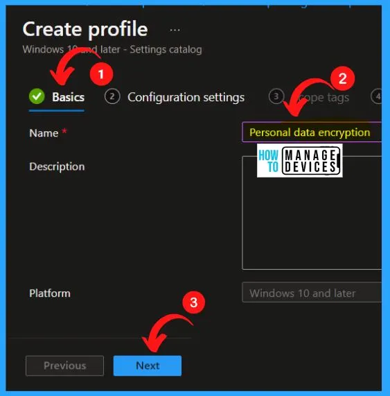 Enable Disable Personal Data Encryption on Windows 11 Devices using the Settings Catalog - fig.3