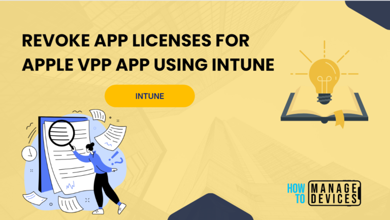 Revoke App License for VPP App using Intune