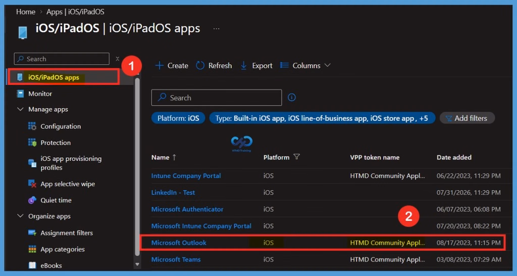 Revoke Apple VPP App Licenses to Manage Purchased Apps using Microsoft Intune 3 Revoke Apple VPP App Licenses to Manage Purchased Apps using Microsoft Intune - Fig.2