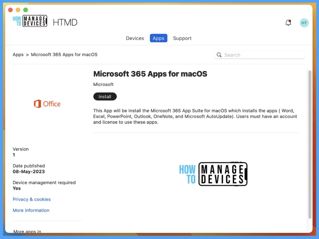 How to Deploy Microsoft 365 on MacOS using Intune Fig. 12