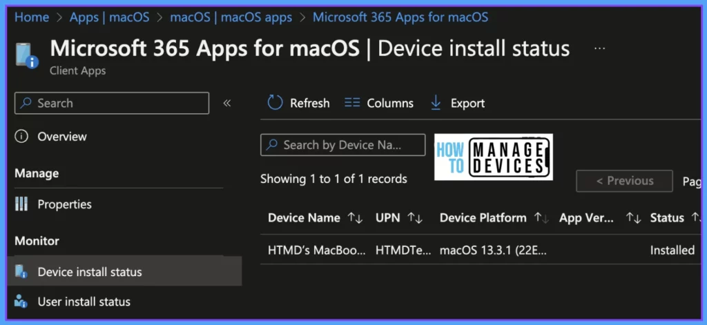 How to Deploy Microsoft 365 on MacOS using Intune Fig. 9