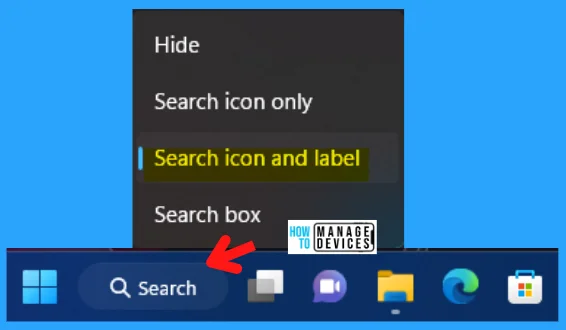 Custom Search Box on the Taskbar of Windows 11 - Fig. 6