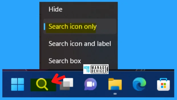 Custom Search Box on the Taskbar of Windows 11 - Fig. 5