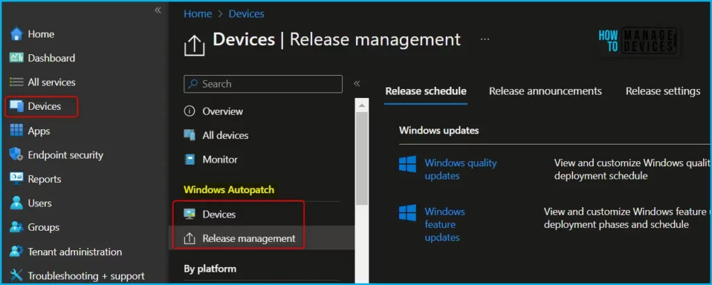 How to Manage Windows Autopatch Groups from Intune Fig.1