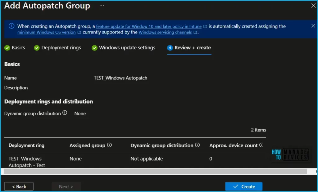 How to Manage Windows Autopatch Groups from Intune Fig.8