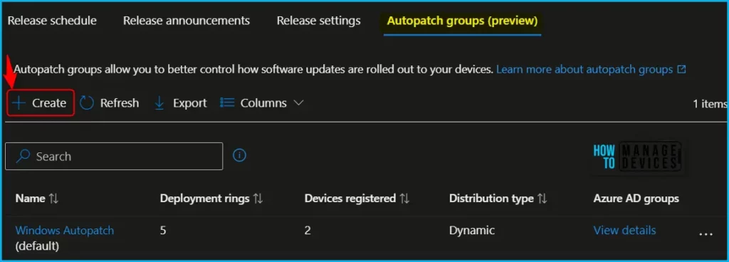 How to Manage Windows Autopatch Groups from Intune Fig.4