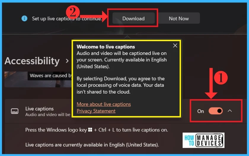 Enable Live Caption Feature on Windows Devices and How to Use it - fig.4